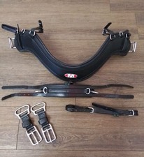 Black Zilco Empathy Harness Breastplate Complete Set Size Shetland CAL 2912