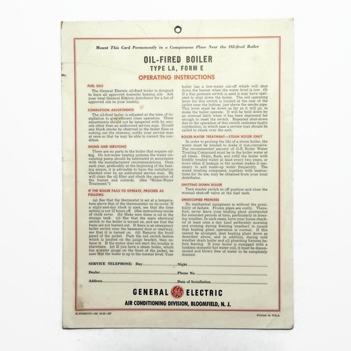 Vintage 1955 general - vintage, ge