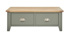 DFS Sloane Oak 2 Drawer Storage Coffee Table RRP £349