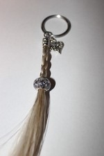 Horsehair keyring made from your own horse's tail