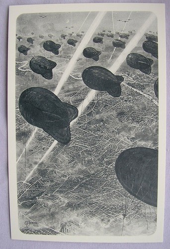 1980s barrage balloons - barrage,