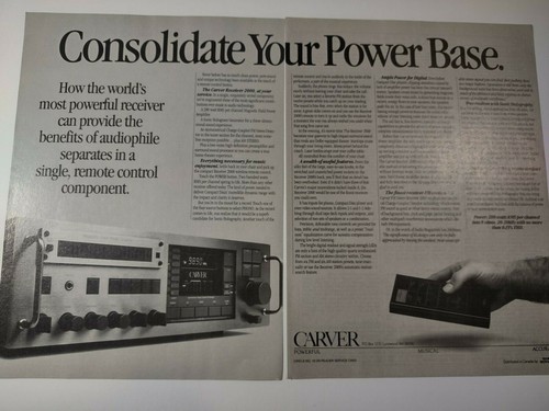 Carver receiver consolidate - carver,