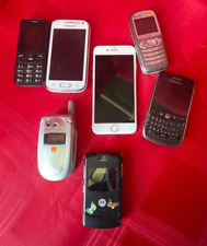 Job Lot Of  7 Vintage &  Retro Mobile Phones-I phone 1778