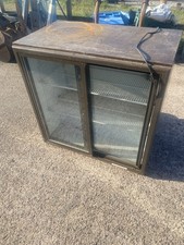 Double Glass Door Bottle Fridge Commercial Back Bar Cooler Drink chiller