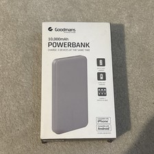 Goodmans 10,000mah PowerBank 2 Devices Ultra Fast Iphone Andriod - Fast Shipping