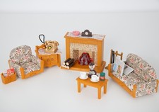 Sylvanian Country Living Room Set. furniture Flair 4188 vintage Calico Critters