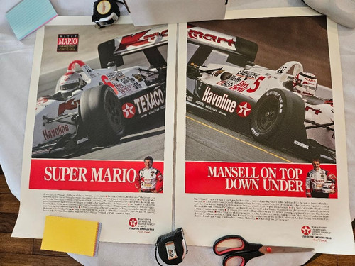 Mario andretti nigel mansell - &,