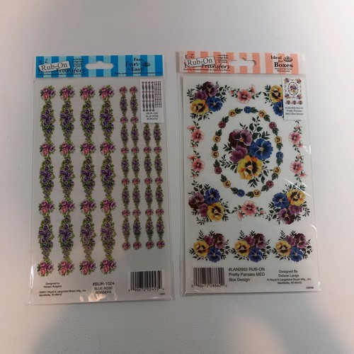 Rub on transfers rose - transfers,