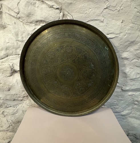 Large hand engraved brass - hand,