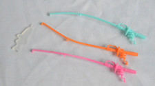 Barbie Accessories Replacement Parts Fishing Rods Colored Clear Fish Plastic Toy