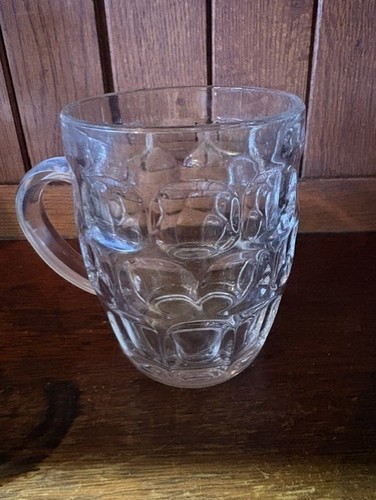 Dimple pint glass tankard - pint,
