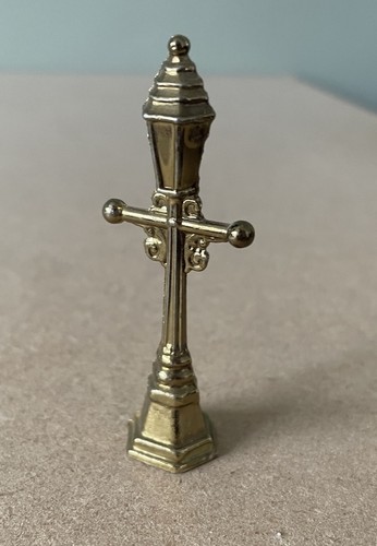 Vintage metal lantern - metal, gas