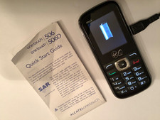 Alcatel / Virgin 506 One Touch Vintage Mobile Phone & Instructions. No Charger?