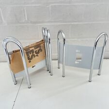4 X SILVER WALL MOUNT FRAME U SHAPE DECOR 8” JOBLOT HANGER