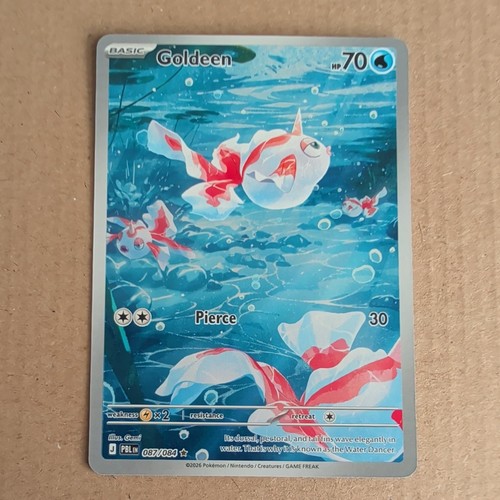 Goldeen 087 pitch black nm - goldeen,