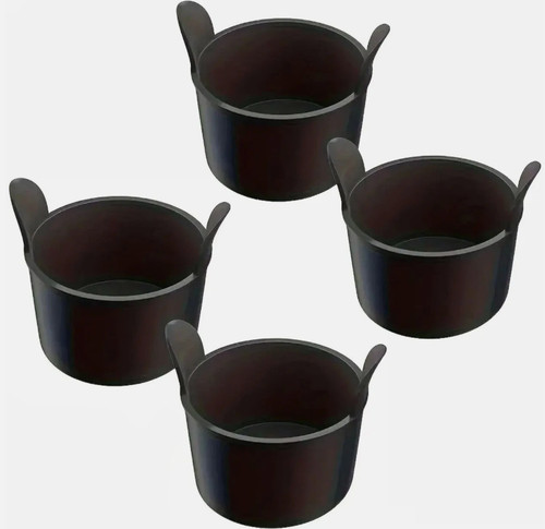 4pcs silicone egg poachers - silicone,