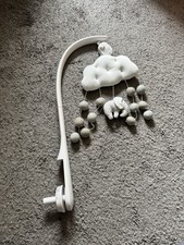 Mamas & Papas Elephant Grey Baby Cot Mobile