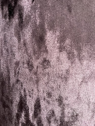 Aubergine crushed velvet - aubergine,