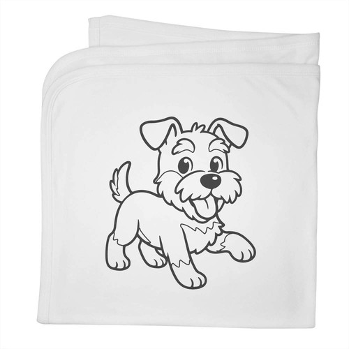 Playful schnauzer puppy - 'playful,