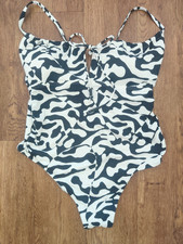 M&S Maternity Printed Scoop Neck Swimsuit UK 14 Reg