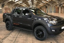 Ford Ranger T6 BLACK SIDE BARS