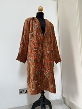 Indigo Moon Brown Embroidered