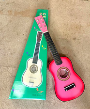23'' PINK WOODEN GUITAR  KIDS