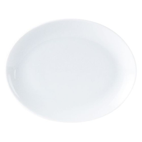 Porcelite oval dinner plate - oval,