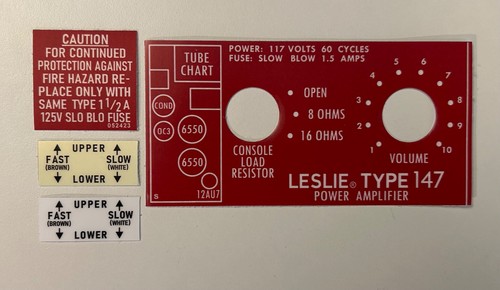 Leslie speaker 147 amp - leslie,