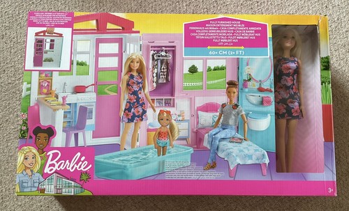 Barbie house portable - house,