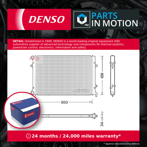 Radiator drm32042 denso - radiator,