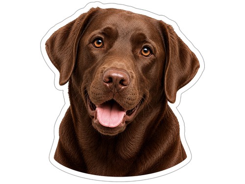 Labrador retriever dog - dog, decal