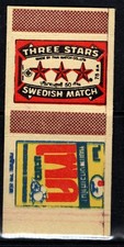 MATCHBOX LABELS SIAM-Three Stars, Swedish matches, ARTB, Thai Match- **