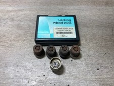 2011 TOYOTA AVENSIS ESTATE LOCKING WHEEL NUTS SET WITH KEY PZ4AK-EV906-00