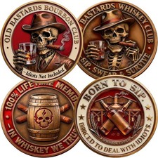 Old Bastards Bourbon Club Coin