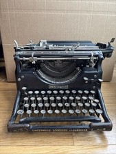 Antique Underwood Standard Typewriter No.5 Early 1900s