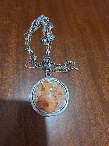 Vtg pressed flower - vtg,