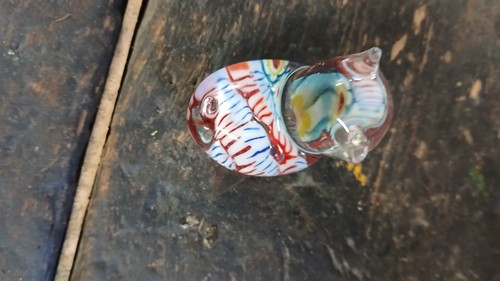 Art glass cat - , paperweight