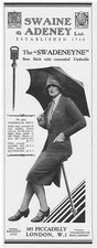 SWAINE & ADENEY The 'Swadeneyne' Seat Stick - Vintage Advertisement 1930