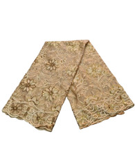 African Lace Nigerian- Beaded