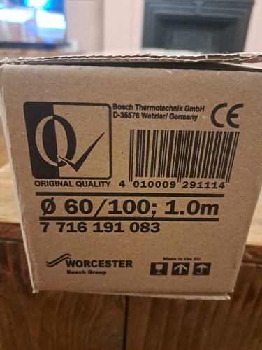Worcester bosch 1m flue - x,