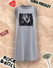RARE ELVIS PRESLEY TANK DRESS BRAND NEW WITH TAGS GREY SOLD OUT OFFICIAL ROCK S