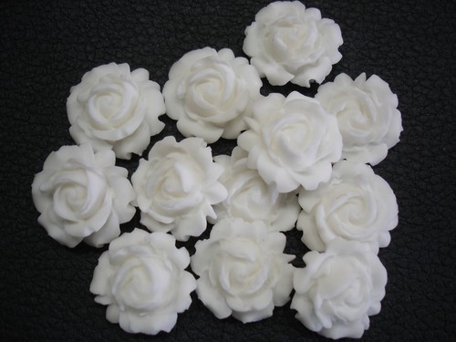 White wedding roses - white,