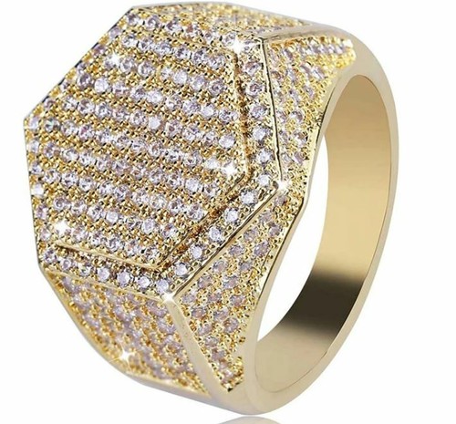18k gold mens - gold, diamond