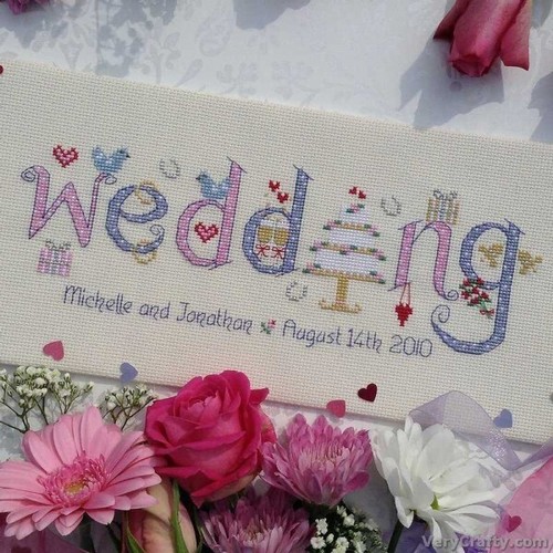 Nia cross stitch - -, wedding