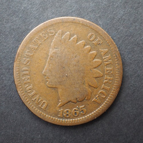 1865 indian head cent free - indian,