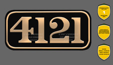Custom GWR Engine Number Train Railway Stickers Magnets