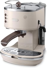 De'Longhi Icona Espresso Coffee Machine - Beige (0132106117)