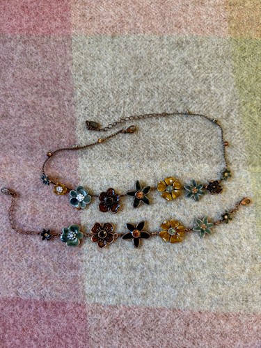 Pilgrim floral necklace - pilgrim,