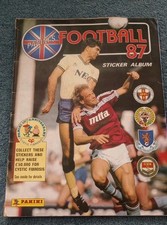 1987 INCOMPLETE Panini UK Football Sticker Album Book
